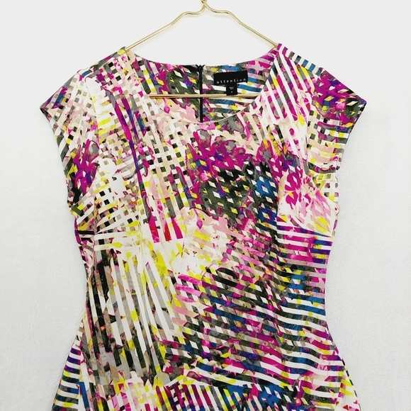 Attention Multicolor Sleeveless Wrap Bodycon Dress 6217 - Picture 3 of 7